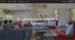 Desktop Screenshot of lantanalasvegas.com